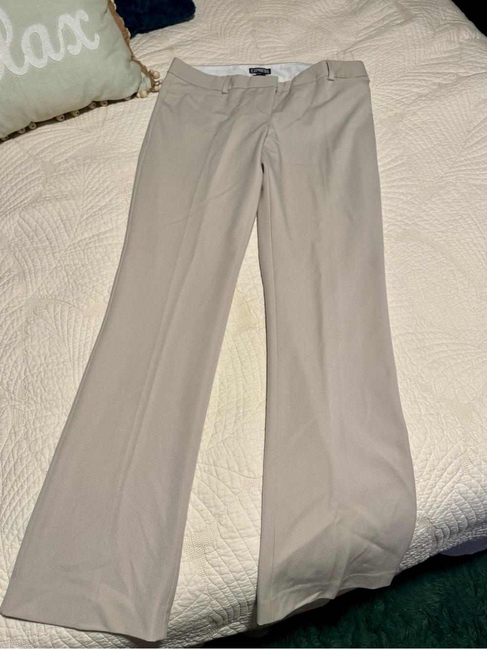 Express Light Tan Dress Pants for Women